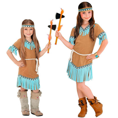 Indian Girl  Dress, Belt, Headband 