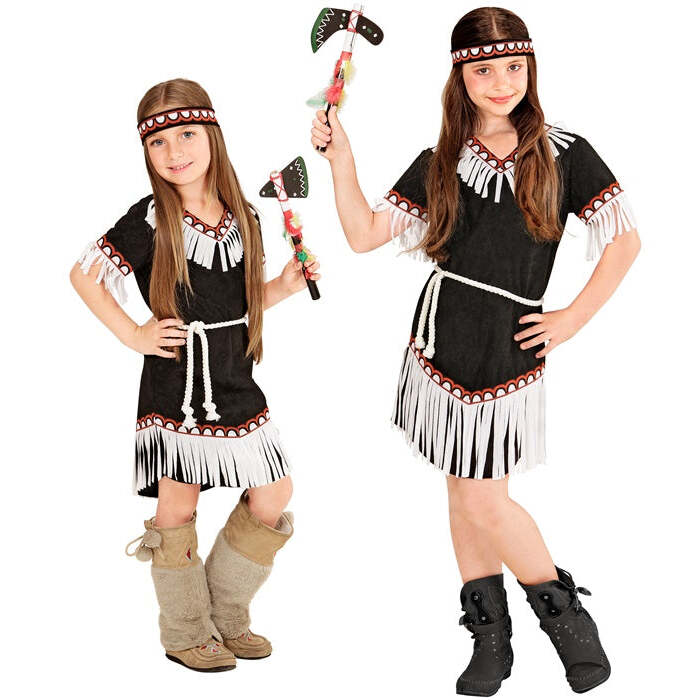 Indian Girl  Dress, Belt, Headband 