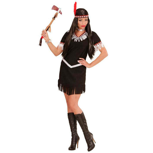 Indian  Dress, Headband With Feather 