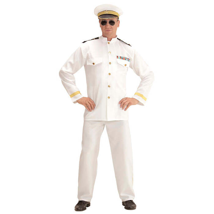 Navy Captain  Jacket, Pants, Hat 