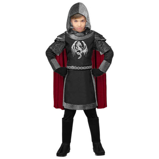 Dark Knight  Hooded Coat With Cape 