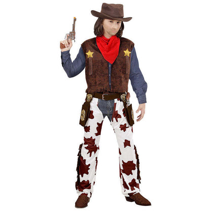 Cowboy  Vest, Chaps, Hat, Bandana 