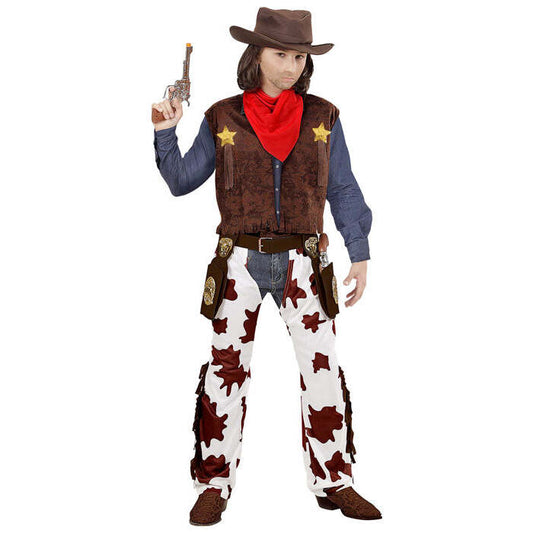 Cowboy  Vest, Chaps, Hat, Bandana 