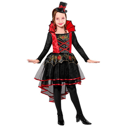 Vampiress  Dress, Mini Hat 
