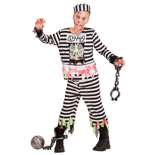 Zombie Convict  Coat, Pants, Hat 