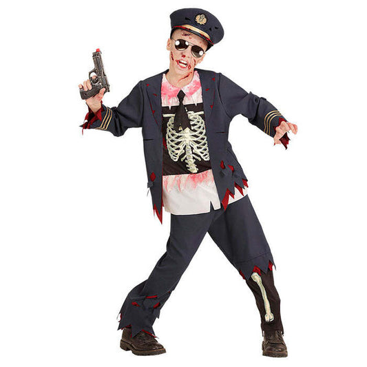 Zombie Police Officer  Coat Withshirt, Pants, Hat 