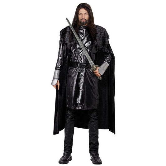 Dark Knight  Coat With Arm Guards & Cape, Belt 