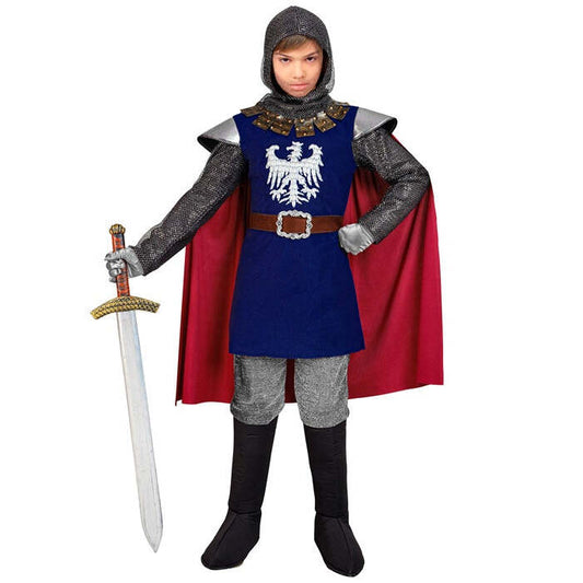 Knight  Coat With Cape, Belt, Hood 