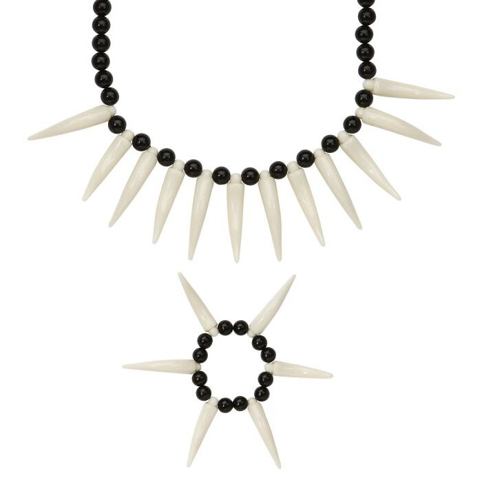 Caveman Jewelry  Necklace, Bracelet 