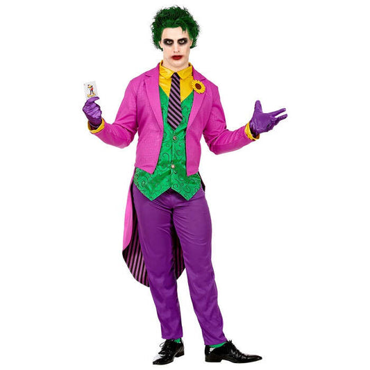 Evil Clown  Tailcoat With Shirt And Vest, Pants, Tie, Gloves 