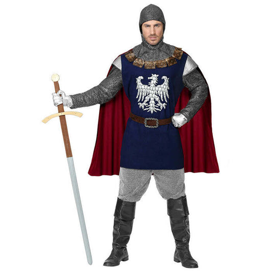 Knight  Coat With Cape, Belt, Hood 