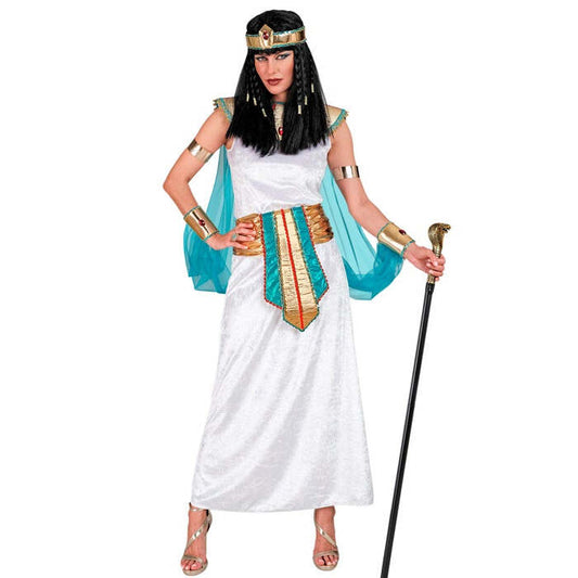 Egyptian Queen  Dress, Collar With Veils & Cuffs, Belt, Headpiece 