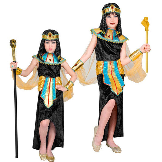 Egyptian Queen  Dress, Collar With Veils & Cuffs, Belt, Headpiece 