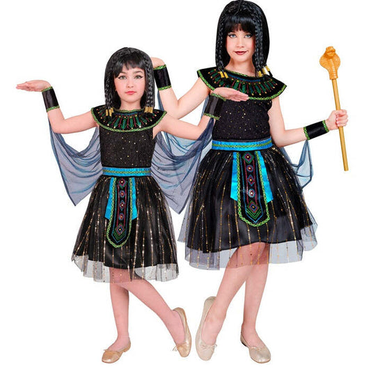Egyptian Queen  Dress With Cape, Bracelets 