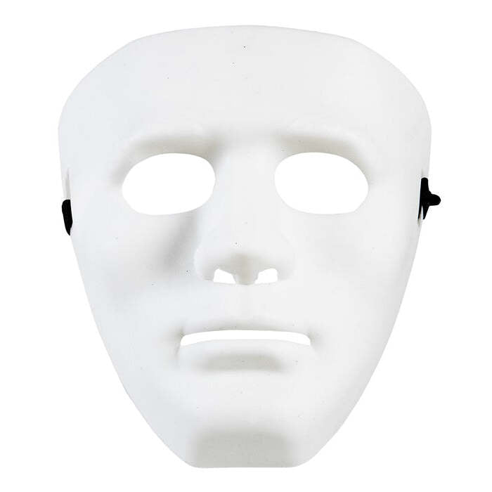 White Anonymous Mask