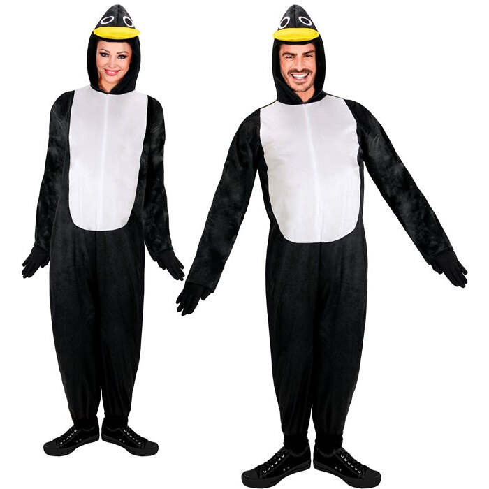 Penguin  Hooded Jumpsuit With Mask 