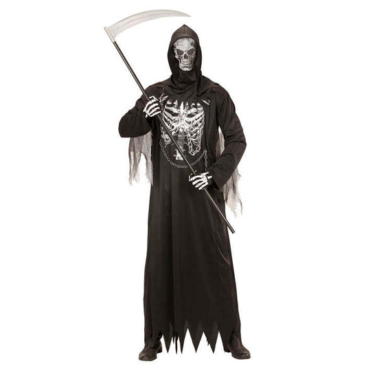 Grim Reaper  Robe With Chain, Hooded Mask 