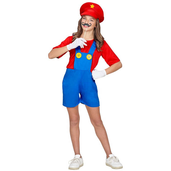 Super Plumber  Jumpsuit, Hat 