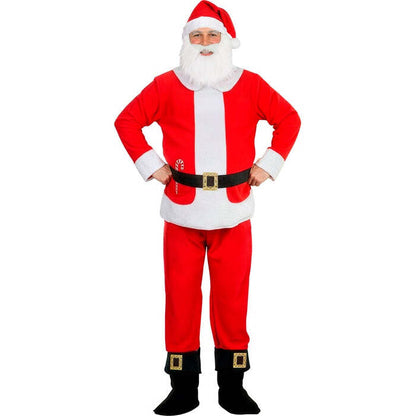 Santa Claus  Jacket With Stuffed Belly, Pants With Boot Covers, Hat With Beard 