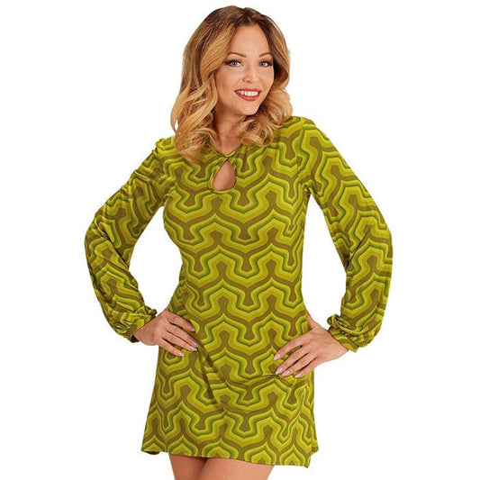 The 70S Groovy Style - Wallpaper  Dress 