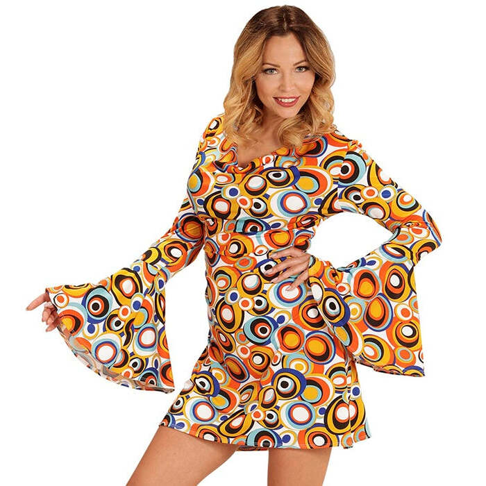 The 70S Groovy Style - Bubbles  Dress 