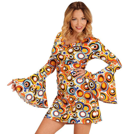 The 70S Groovy Style - Bubbles  Dress 