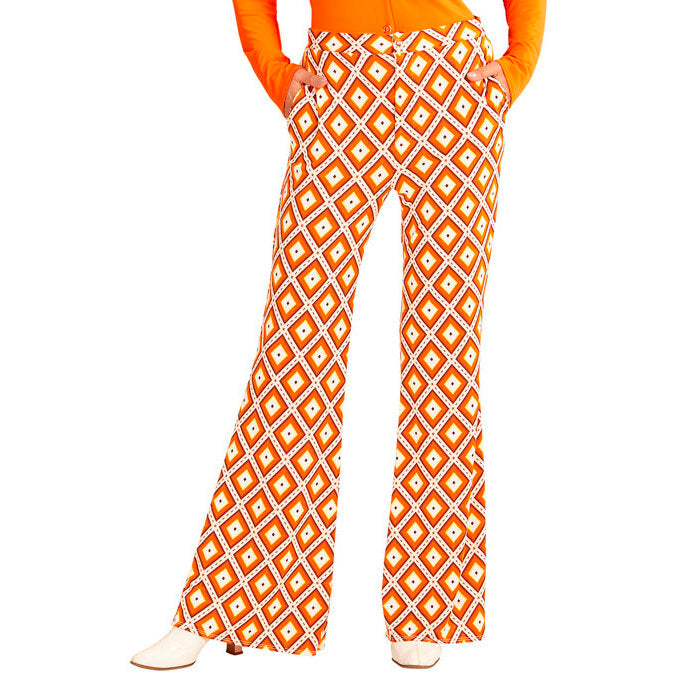 The 70S Groovy Style - Rhombus  Pants 