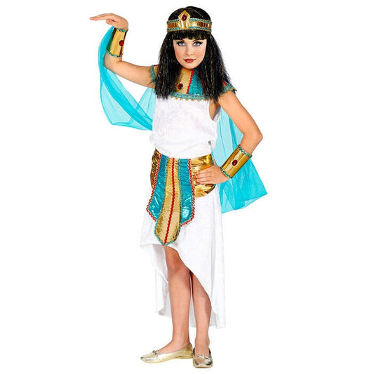 Egyptian Queen  Dress, Collar With Veils & Cuffs, Belt, Headpiece 