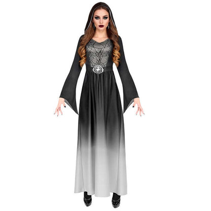 Gothic Lady  Hooded Dress 