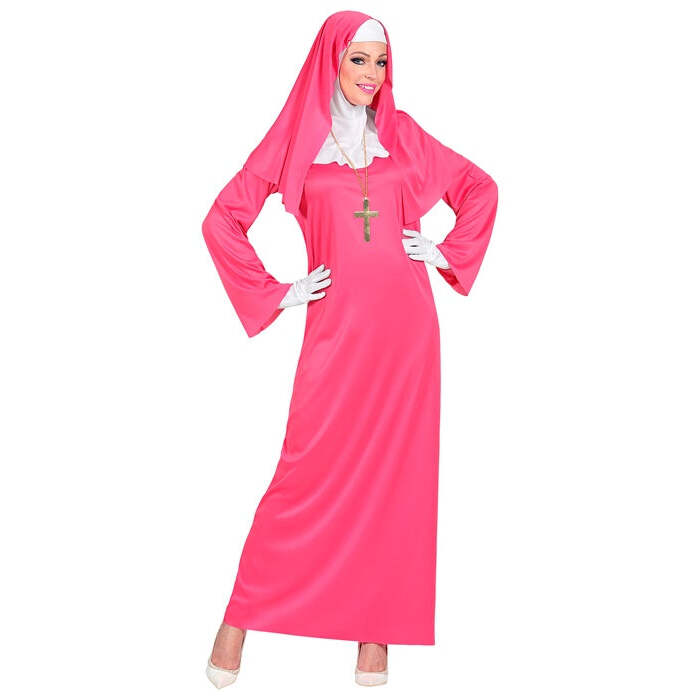 Nun  Tunic, Headpiece, Gloves 