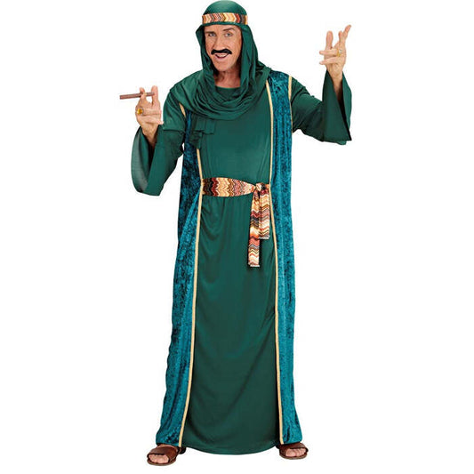Arab Sheik  Robe - Long Vest - Belt - Head Scarf 