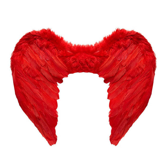 Red Feathered Wings 50X40 Cm