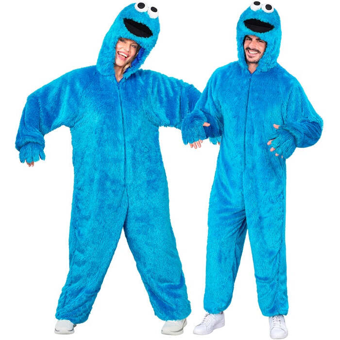 Sweets Monster  Hooded Jumpsuit With Mask 