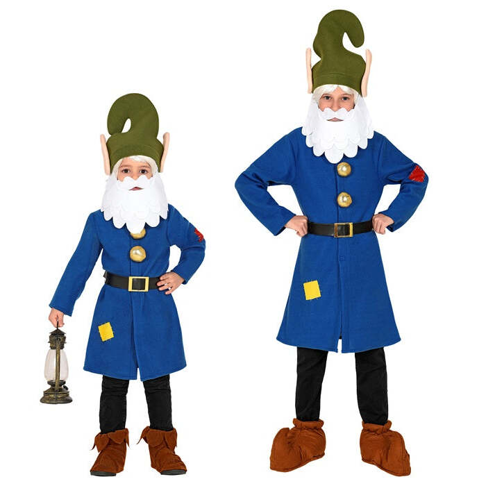 Gnome  Jacket, Belt, Hat With Beard 