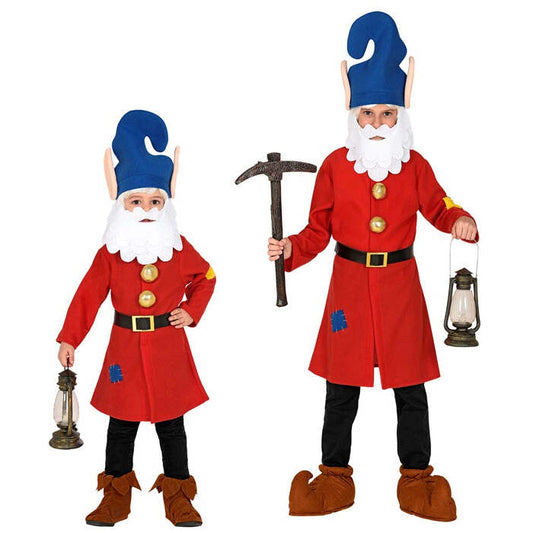 Gnome  Jacket, Belt, Hat With Beard 