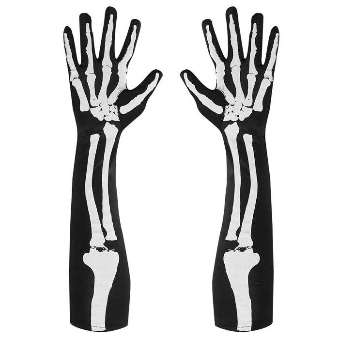 Bones Gloves 50 Cm - Front & Back Side Printed