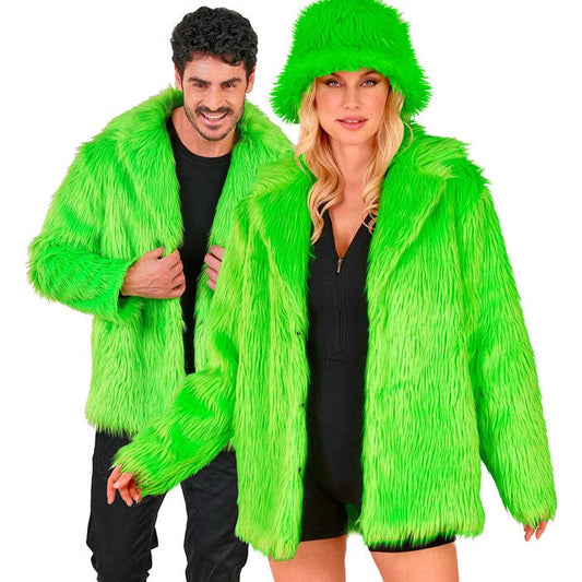 Neon Green Plush Jacket