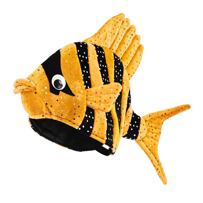 Orange Tropical Fish Hat