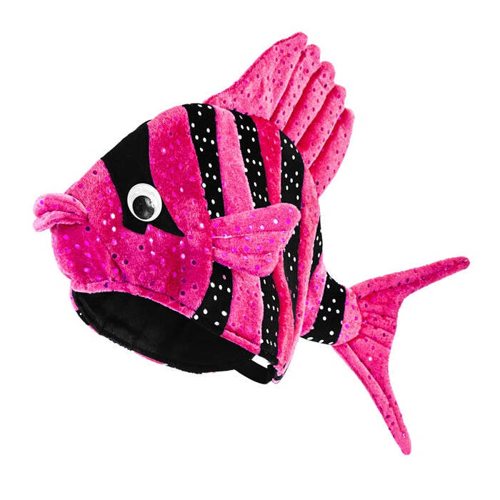 Pink Tropical Fish Hat