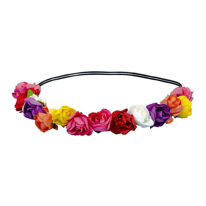 Multicolor Flower Headband