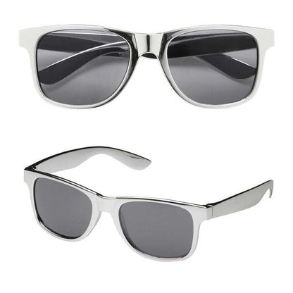 Metallic Silver Glasses