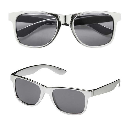 Metallic Silver Glasses