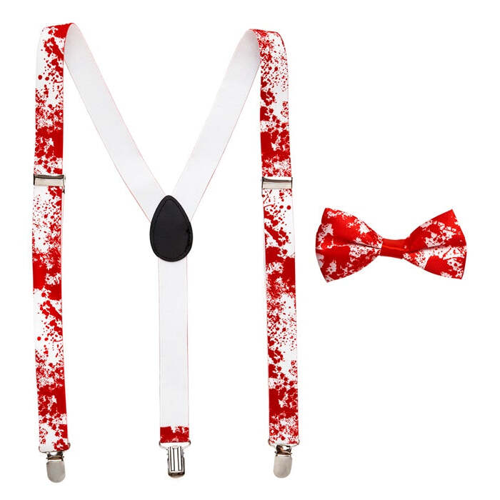 Psycho  Bloody Braces & Bow Tie 