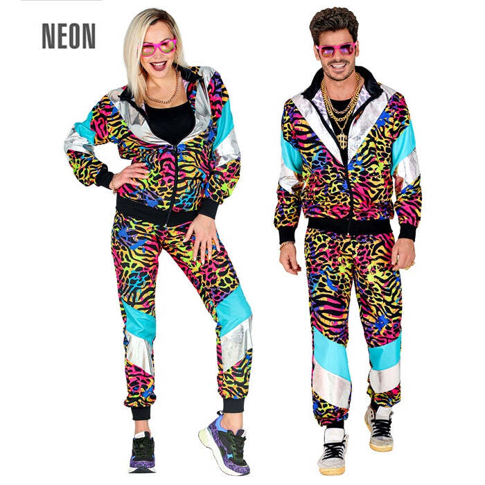 80'S Party Animal Shell Suit  Jacket, Pants 