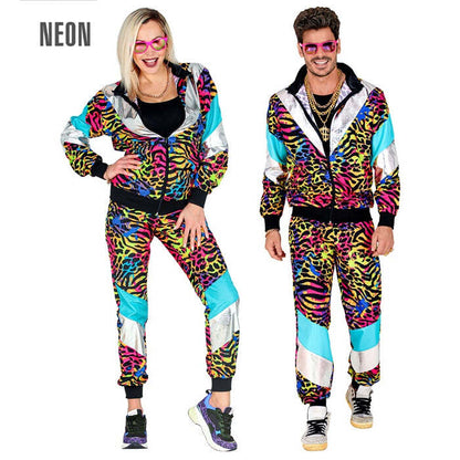 80'S Party Animal Shell Suit  Jacket, Pants 