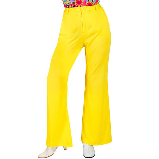 The 70S Groovy Style -  Yellow  Pants 