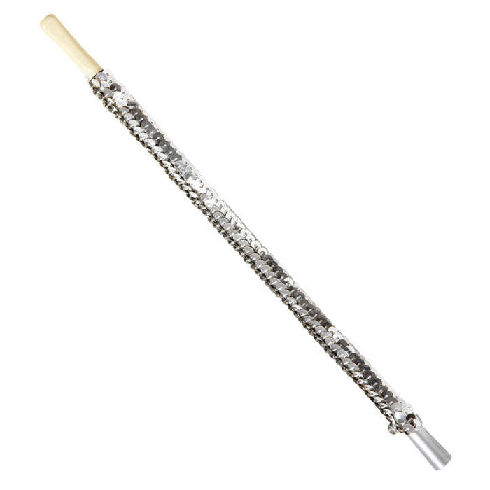 Silver Sequin Cigarette Holder 30 Cm