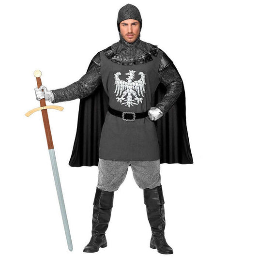 Knight  Coat With Cape, Belt, Hood 