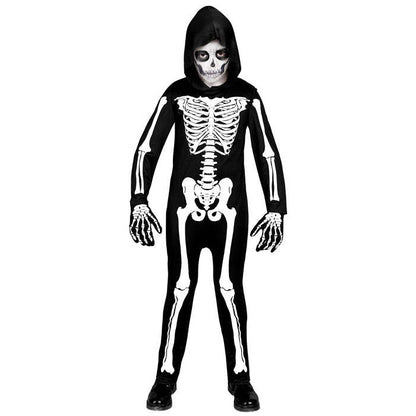 Skeleton  Hooded Jumpsuit 