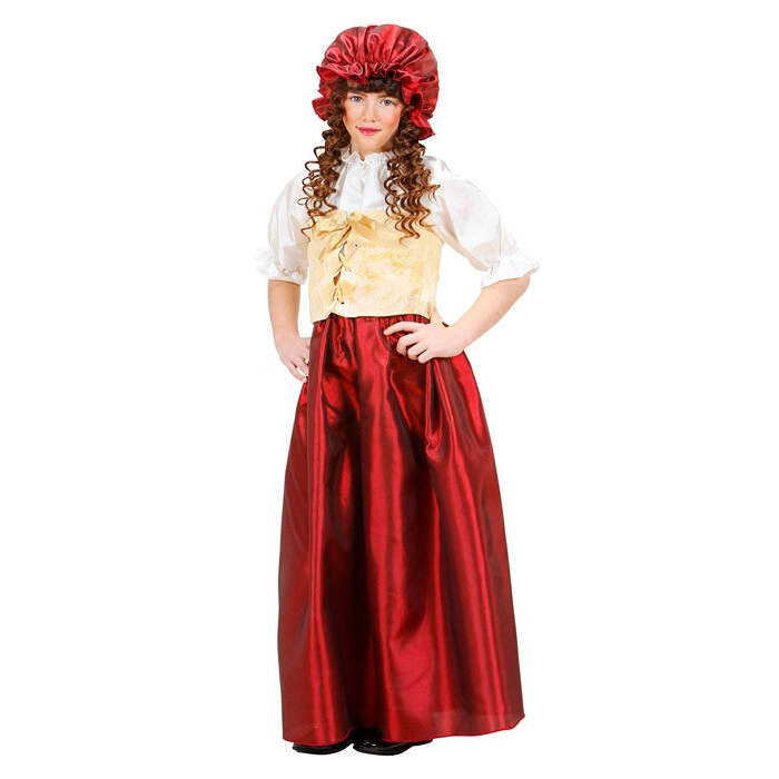 Peasant Girl  Dress, Corset, Hat 